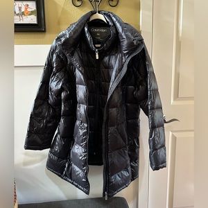 Calvin Klein packable down coat, black, XXL